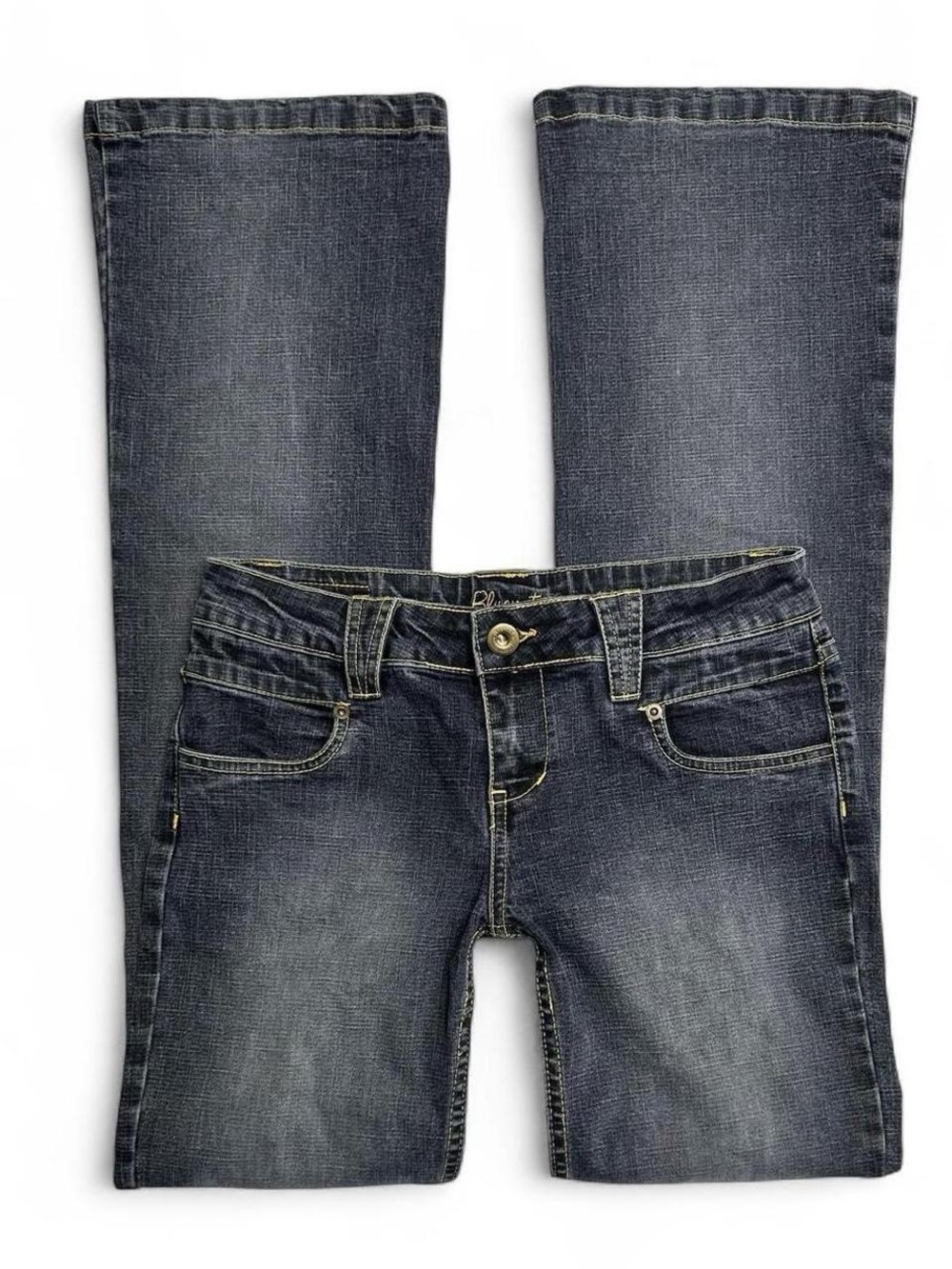 Y2K 2000s Blue-Gray Bootcut Jeans